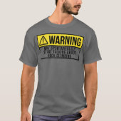 Warning Sports Rock Climbing Climber Climb gift Tシャツ (正面)