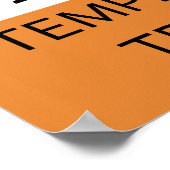 Warning Temperamental Trombonist Poster ポスター (角)