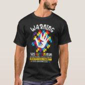 Warning This Autism Mom Uses Patience In Children Tシャツ (正面)