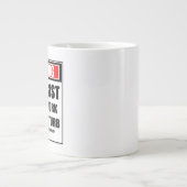 Warning Urologist Hard At Work Do Not Disturb ジャンボコーヒーマグカップ (正面)