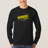 WARNING WILL TALK ABOUT BASKETBALL   Tシャツ (正面)