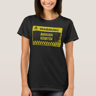 Warnschild gelb tシャツ