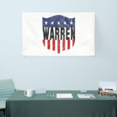 WARRENの星とストライプ 横断幕 (トレードショー)