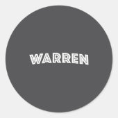 Warren  ラウンドシール (正面)
