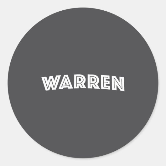 Warren  ラウンドシール (正面)