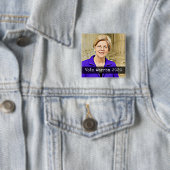 WARREN 2020の投票大統領の選択ボタン 缶バッジ (インサイチュ)