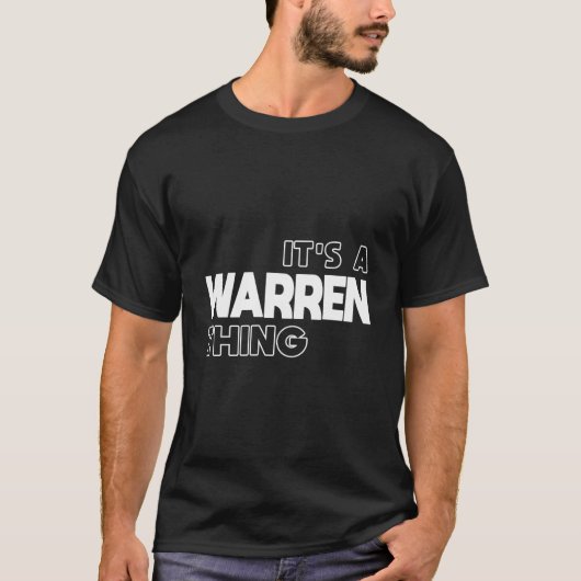 Warren Family Name Family Reunion Warren Tシャツ (正面)