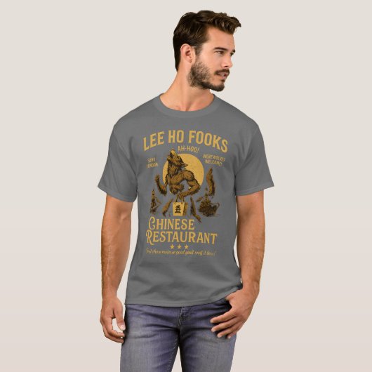Warren Zevon-Lee Ho Fooks Chinese Restaurant-Werew Tシャツ (正面フル)