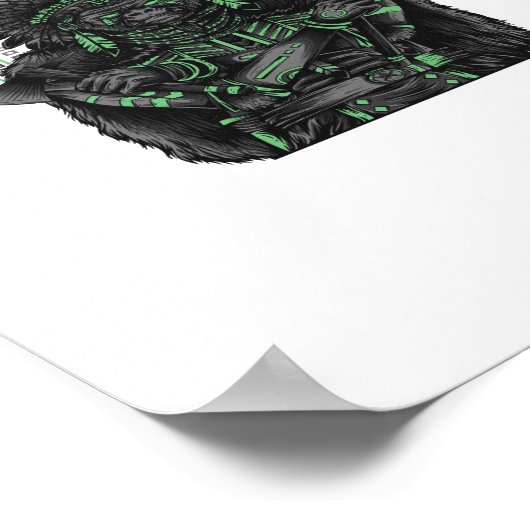 warrior apache ポスター (角)