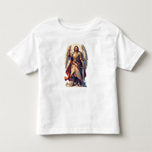 Warrior Archangel Michael Toddler's Tee Shirt トドラーTシャツ (正面)