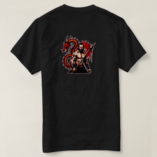 Warrior Art Tシャツ (デザイン裏面)