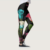 Warrior Cancer Awareness Leggings style 3 レギンス (右)