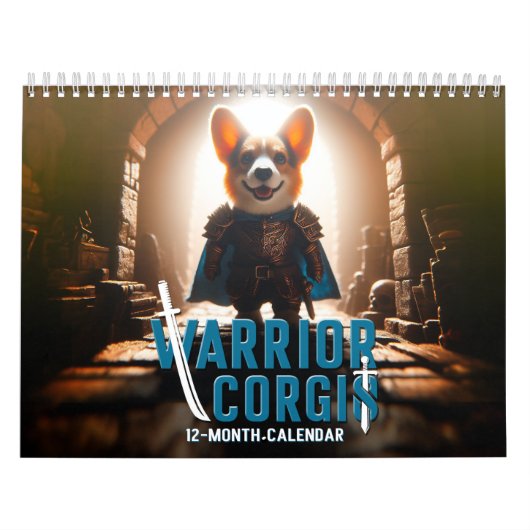 Warrior Corgis Calendar カレンダー (カバー)