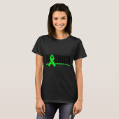 Warrior Depression Anxiety Mental Health Awareness Tシャツ (正面フル)