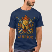 Warrior — Força e Coragem no Combate Tシャツ (正面)