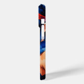 Warrior in Indigo Flames Case-Mate iPhoneケース (裏面 / 左)