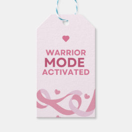 Warrior Mode Activated | ピンクのケアパッケージ ギフト ギフトタグ