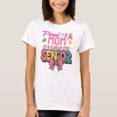 Warrior Mom, Proud & Unstoppable, Class of 2025 Tシャツ (正面)