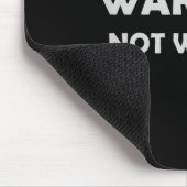 Warrior, Not Worrier _ Motivational Slogan  マウスパッド (コーナー)