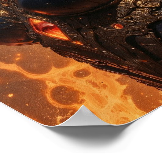 Warrior of Fire Fantasy Poster ポスター (角)