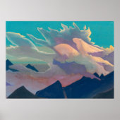 Warrior of Light by Nicholas Roerich ポスター (正面)
