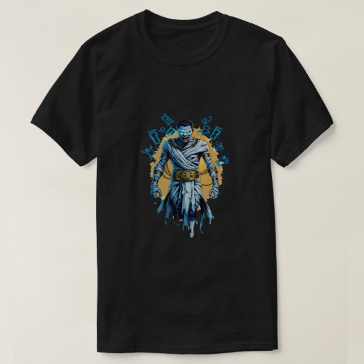 Warrior of the Nile T-Shirt – Pharaoh Inspired Art Tシャツ (デザイン正面)