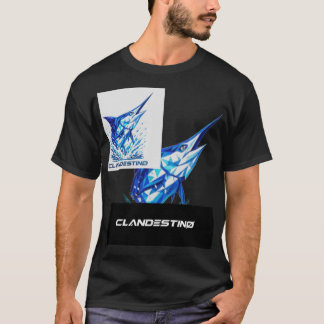 Warrior of the Sea: Swordfish Design Tシャツ
