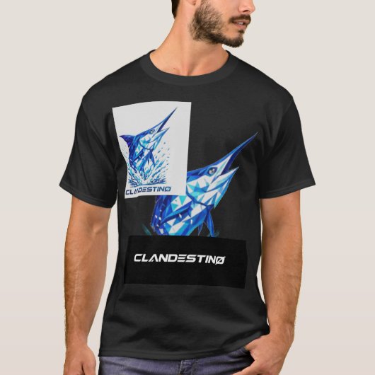 Warrior of the Sea: Swordfish Design Tシャツ (正面)