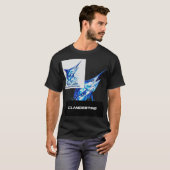 Warrior of the Sea: Swordfish Design Tシャツ (正面フル)
