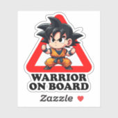 Warrior on board シール (シート)