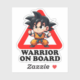 Warrior on board シール