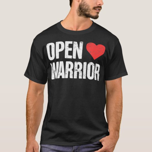 Warrior - Recovery Open Heart Bypass Surgery  Tシャツ (正面)