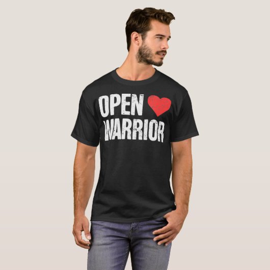 Warrior - Recovery Open Heart Bypass Surgery  Tシャツ (正面フル)