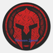 Warrior Spirit ラウンドシール (正面)