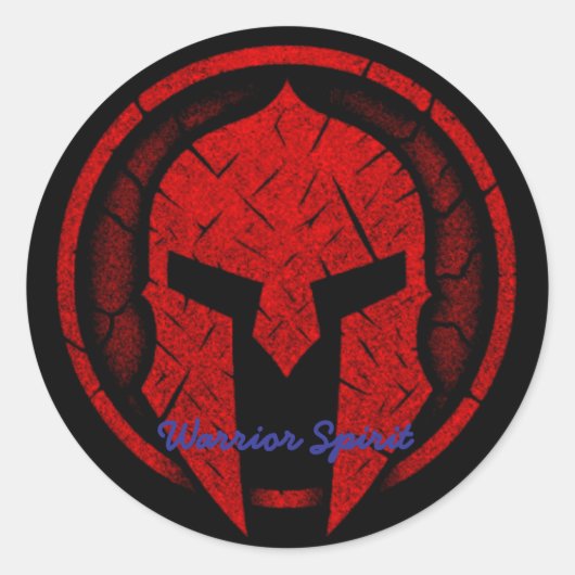 Warrior Spirit ラウンドシール (正面)