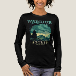 Warrior Spirit – 切れ残り、非連結 トライブレンドTシャツ