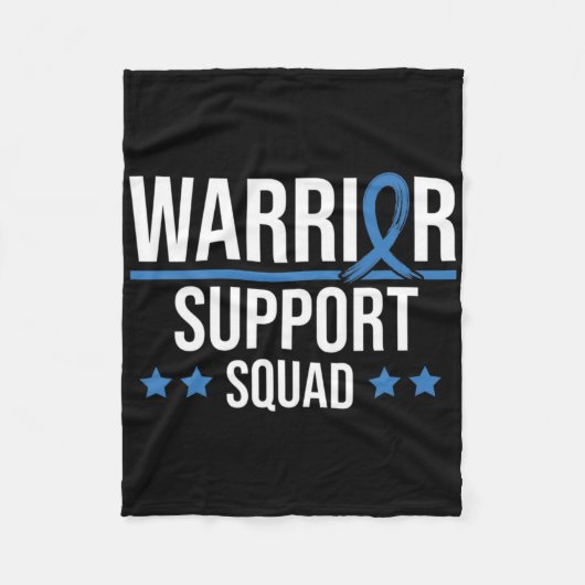 Warrior Support Squad Diabetes Awareness  フリースブランケット (正面)