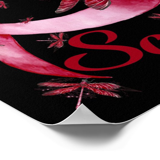 Warrior Support Squad Dragonfly Brain Aneurysm Awa ポスター (角)