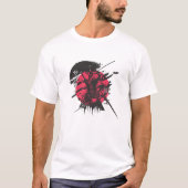 "Warrior T-Shirt for Men – Fearless Graphic Tee  Tシャツ (正面)