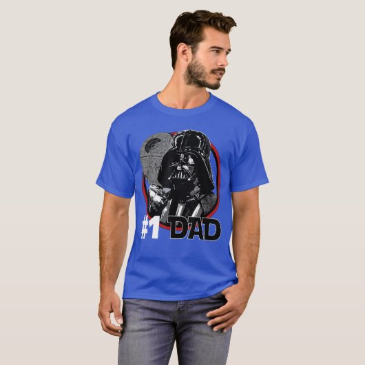 Wars Fathers Day Darth 1 Dad Tシャツ (正面フル)