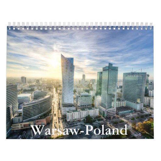 Warsaw-Poland Calendar カレンダー (カバー)
