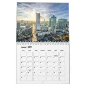 Warsaw-Poland Calendar カレンダー (1月 2027)