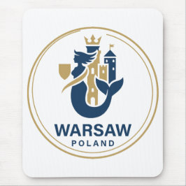Warsaw Poland Europe マウスパッド