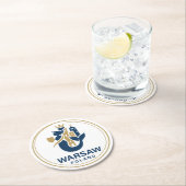 Warsaw Poland Europe ラウンドペーパーコースター (インサイチュ)