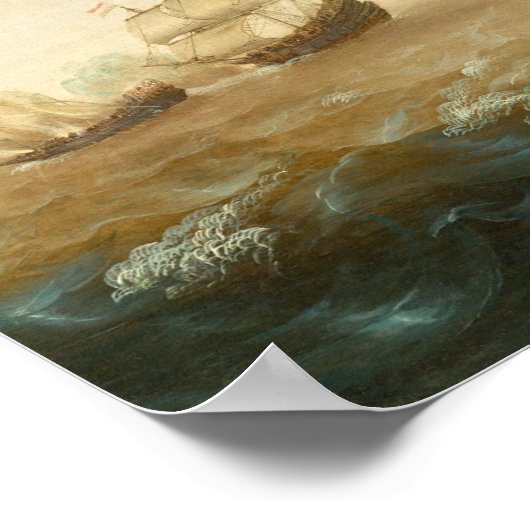 Warships - Cornelis Verbeeck Fine Art Poster ポスター (角)