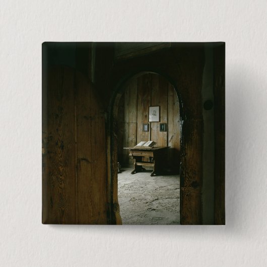Wartburgの城のLuther部屋 缶バッジ (正面)