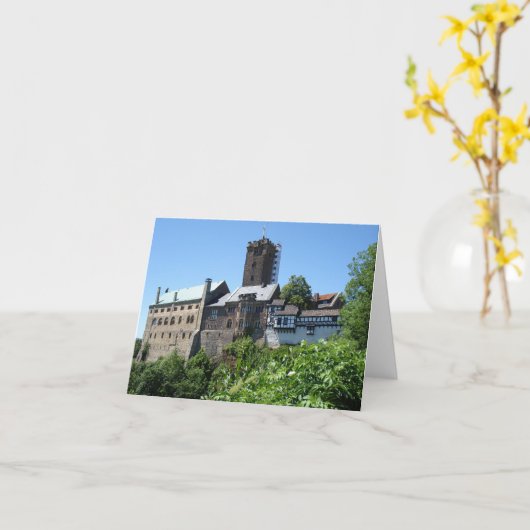 Wartburg カード (黄色い花)