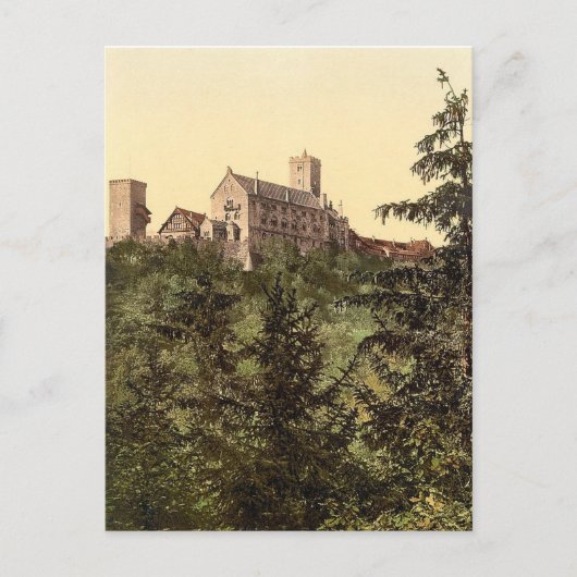 Wartburg、ドイツ、ThuringiaのEisenach Castleから ポストカード (正面)