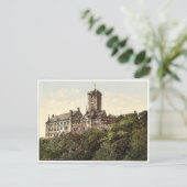 Wartburg，東から，チューリンゲン，ドイツの珍しいP ポストカード (スタンド正面)