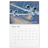 WARTHAG - A-10C Thunderbolt II カレンダー (2月 2027)